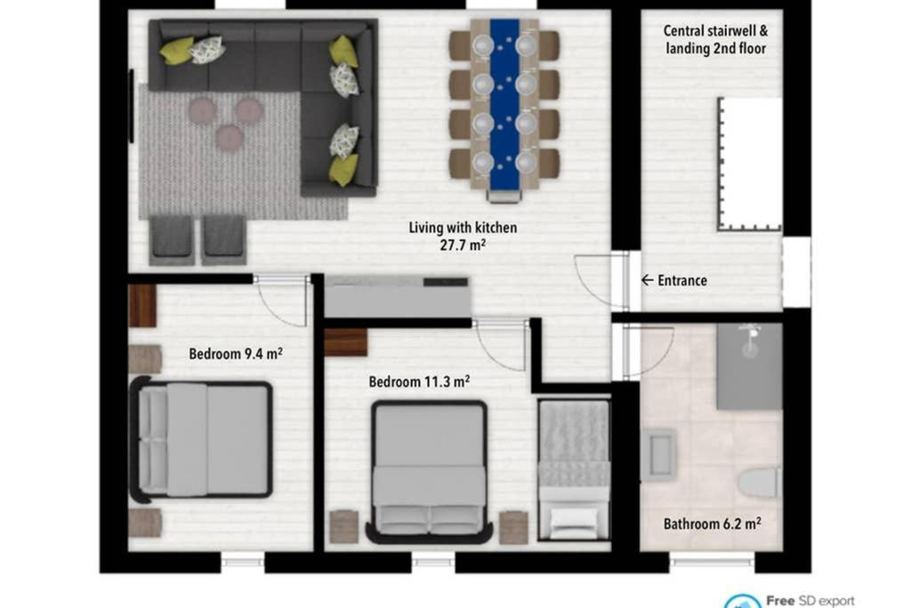 Authentic Stays - 5P-Apartment Eijsden Zewnętrze zdjęcie